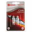 C-Bright C5W 11x38 12V 5W 2kpl polttimo - Halogen ajovalot ja polttimot - 6438255922824 - 1