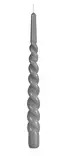 Duni Kierrekynttilä 28cm 8h harmaa - Kruunu- ja antiikkikynttilät - 7321012013684 - 1