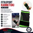 Fit&sport rannetuki 18*9,5cm - Sisäliikunta ja kehonhuolto - 6438506015824 - 1