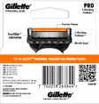 GILLETTE FUSION PROGLIDE VAIHTOTERÄ - Hiustenhoito ja hiuskoristeet - 7702018263844 - 2