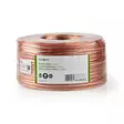 Kaiutinkaapeli 2x4.00 mm² CCA 100m pyöreä PVC läpikuultava - Asennuskaapelit ja sähköjohdot - 5412810312764 - 2