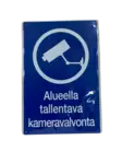 Kameravalvonta kyltti 20X30CM - Kyltit, opasteet ja numerot - 6438159771054 - 1