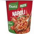 KNORR PASTA SNACK POT NAPOLI - Kuivaruoka-aineet, keitot ja kastikkeet - 8714100671504 - 1