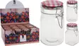 Lasipurkki punainen kansi 250ml - Lasipullot ja -purkit - 8719202392364 - 2