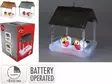 Lintulauta led akryyli paristokäyttoinen - Jouluvalot - 8721037227254 - 1