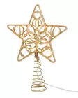 Lucia d20cm led-tähti kulta b/o - Jouluvalot - 6435200306814 - 1