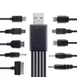 Mobia multikaapeli usb 10 in 1 - Puhelintarvikkeet ja laturit - 6430076521514 - 4