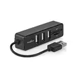 Nedis USB-keskitin 3xUSB-A kortinlukija - Muut tietokonetarvikkeet - 5412810415724 - 2