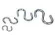 Pisla s-koukku 50mm 4kpl sinkitty - Koukut ja naulakot - 6414672011044 - 3