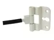 Pisla väliovensarana 65x50mm 2kpl valkoinen/taivutettu - Saranat - 6414675037614 - 1
