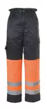 Protect MO925 vuorellinen oranssi-musta huomio-työhousu /50 - Työhousut - 6419746109894 - 1