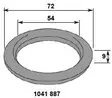 Pakoputken kannatinrengas 887 9x54/72mm - Pakoputki tarvikkeet - 6438206318874 - 2