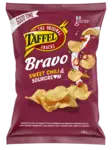 Taffel Bravo sourcream-sweet chili 130g - Sipsit, snacksit ja pähkinät - 6410380052324 - 1