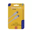 Tekmee latausjohto USB-C/USB-C 1m 60W 3A - Puhelintarvikkeet ja laturit - 3661075228774 - 1