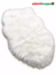 Tekoturkistalja 60x180cm valkoinen - Viltit - 6438159245074 - 1