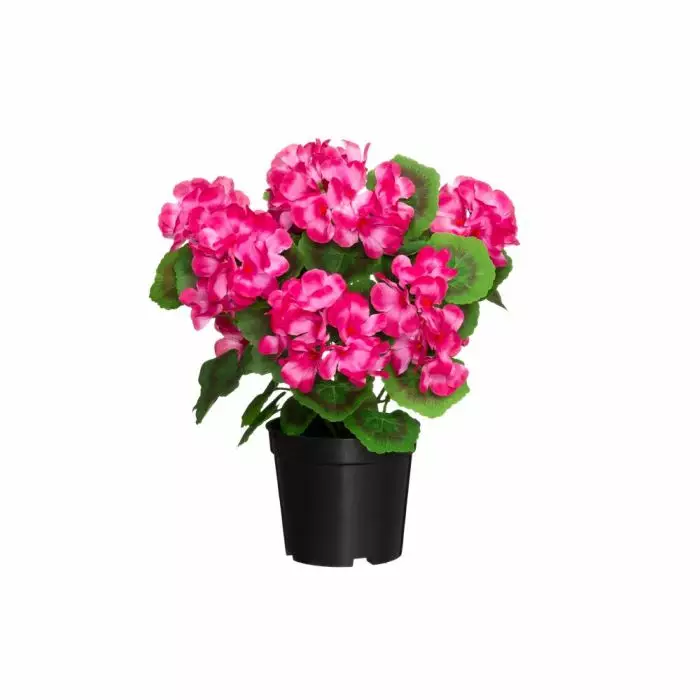 4living Ruusu ruukussa vaaleanpunainen - Tekokasvit ja -kukat - 6410416529714 - 1