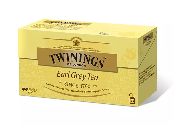 Twinings 25x2g earl grey kofeiiniton - Teet ja kaakaot - 070177176914 - 1