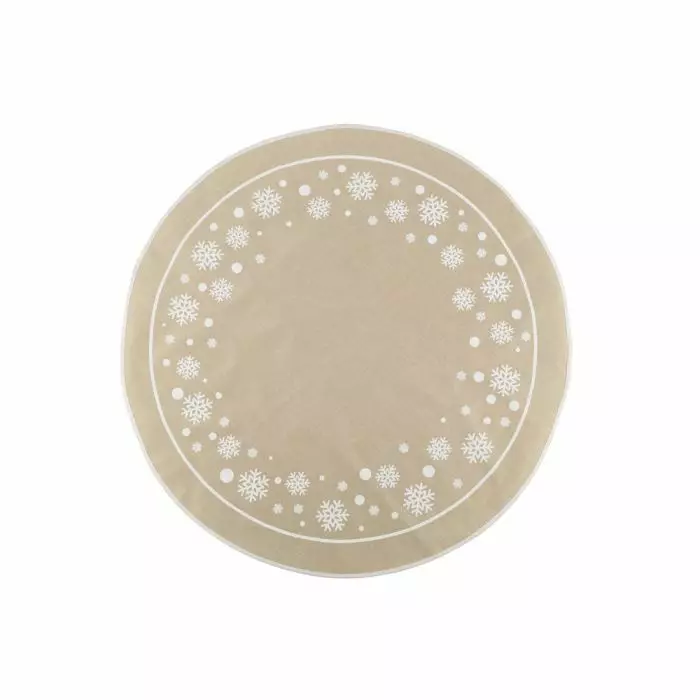 Kuusenalusmatto lumihiutale 100cm - Joulukoristeet - 6410413317154 - 1