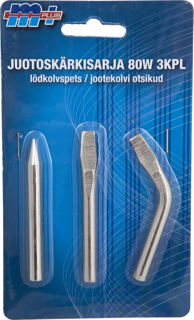 M+ juotoskärkisarja 80W 3kpl - Autotarvikkeet - 6417196501084 - 1