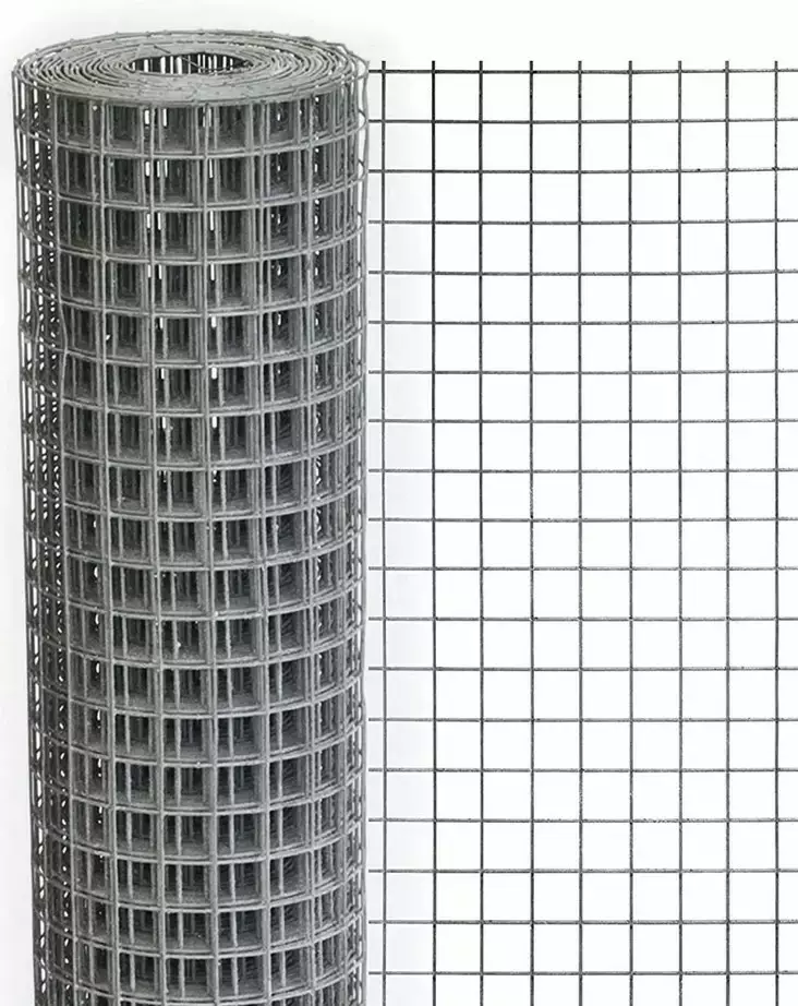 Katiskaverkko 1"x1"X 1,0x5m Hitsattu katiskaverkko - Aitaverkot ja suojaverkot - 6438159035064 - 1