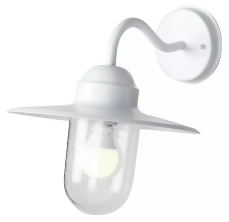 Airam Arvika IP44 E27 valkoinen - Ulkoseinävalaisimet - 6435200157874 - 1