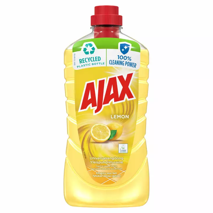 Ajax yleispuhdistusaine Lemon 1l - Yleispuhdistusaineet - 8718951326194 - 1
