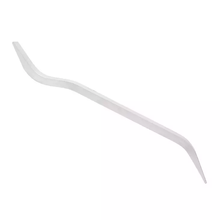 Alumiininen asennusrauta 480x25x15 mm, taivutettu kärki - Sorkkaraudat ja vääntötyökalut - 6438152013564 - 1