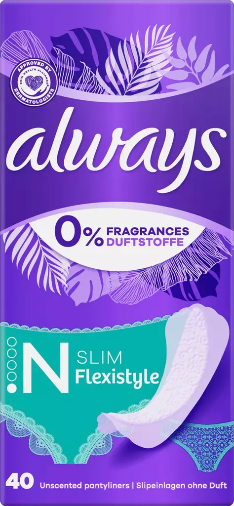 Always Flexistyle Slim pikkuhousunsuoja - Vitamiinit ja mineraalit - 4015400562634 - 1