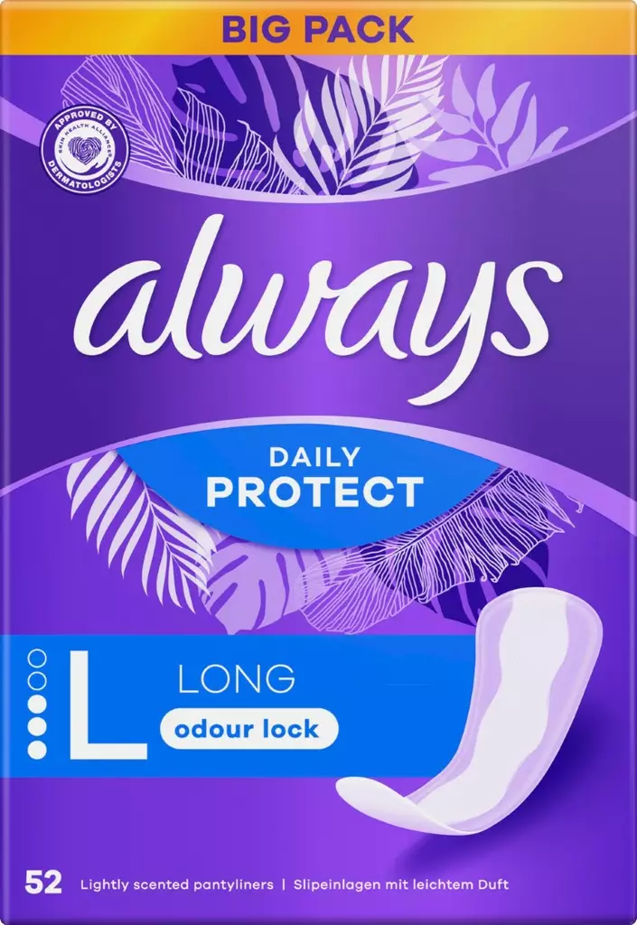 ALWAYS LARGE 52 kpl EXTRAS PROTECT - Hiustenhoito ja hiuskoristeet - 4015400564324 - 1