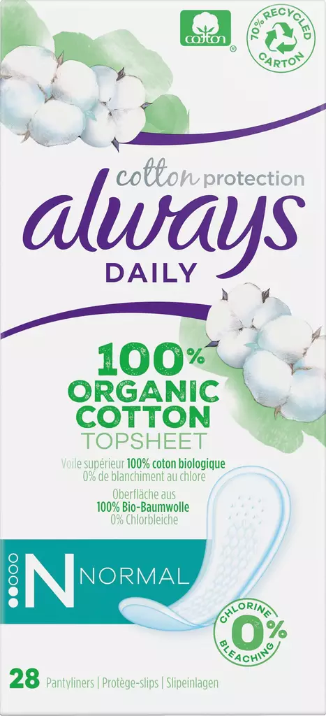 ALWAYS NORMAL COTTON PHS - Hiustenhoito ja hiuskoristeet - 8001841388724 - 1