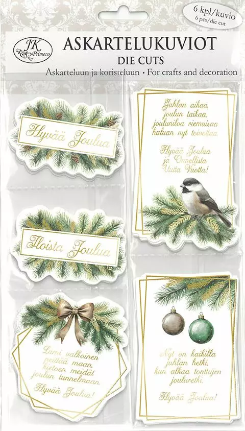 Askartelukuviot Havut ja joulutekstit - Askartelukoristeet - 6417715033614 - 1