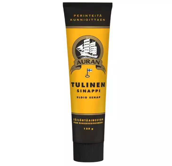 Auran Tulinen sinappi 125g - Ketsupit ja sinapit - 6409531700054 - 1