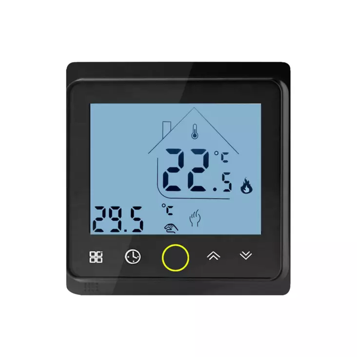 Båden Wifi yhdistelmätermostaatti musta - Sähköasennuskytkimet - 6438152089934 - 1