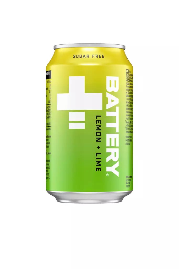 Battery Sugar free Lemon-Lime 0,33l - Energiajuomat - 6415600560634 - 1