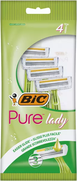 Bic pure3 lady varsiterä 4kpl - Partahöylät ja -terät - 3086126726984 - 1