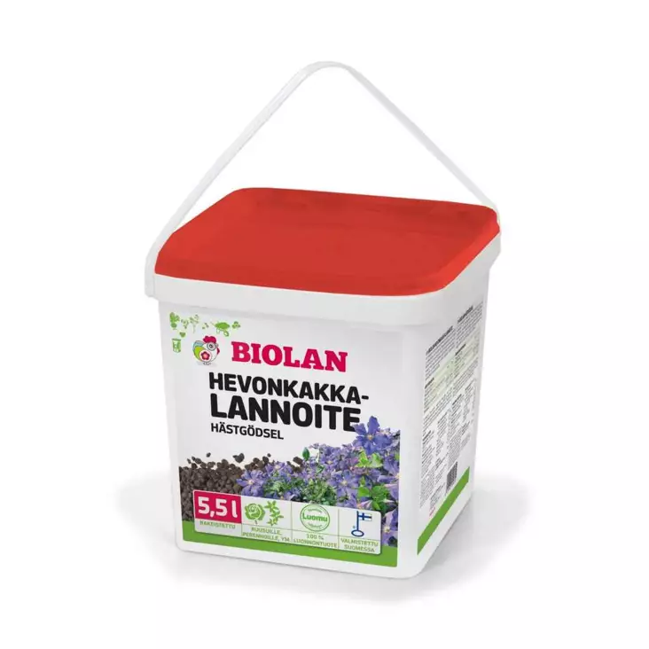 Biolan hevonkakkalannoite 5,5L - Puutarhalannoitteet - 6411961054614 - 1