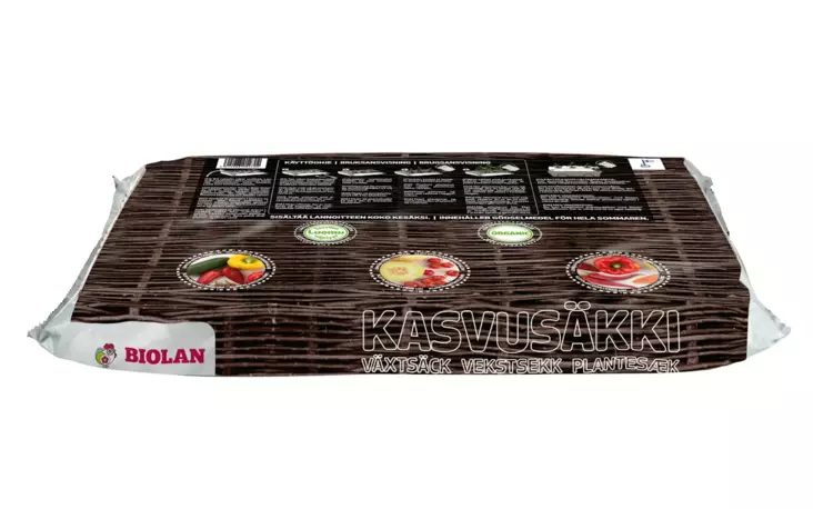 Biolan kasvusäkki 60 L - Mullat ja turpeet - 6411963054704 - 1