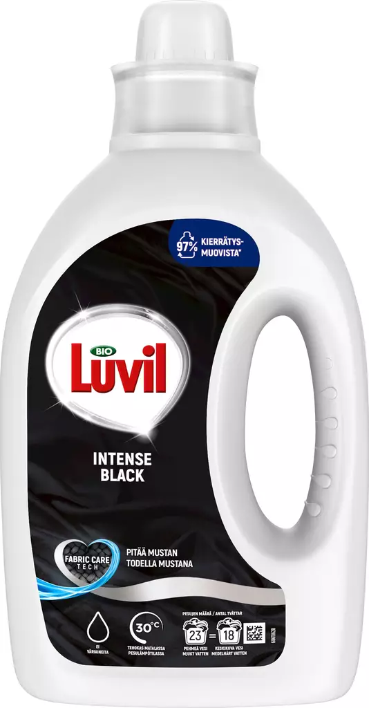 Bio Luvil Pyykinpesuneste 920ml Black - Pyykinpesu- ja huuhteluaineet - 8710447328934 - 1