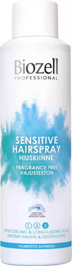 Biozell Hajusteeton Hiuskiinne 250ml - Hiuskiinteet - 6414400081844 - 1