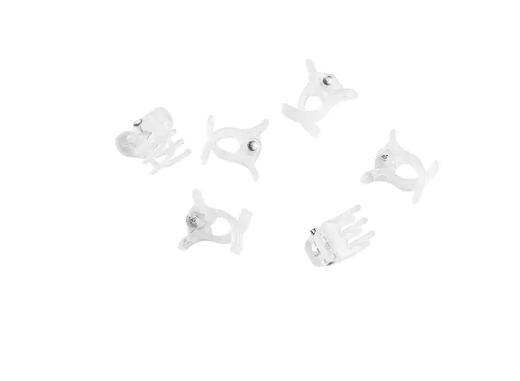 Cailap hainhammas 1 cm 6 kpl - Hiuskoristeet - 6416274418344 - 1