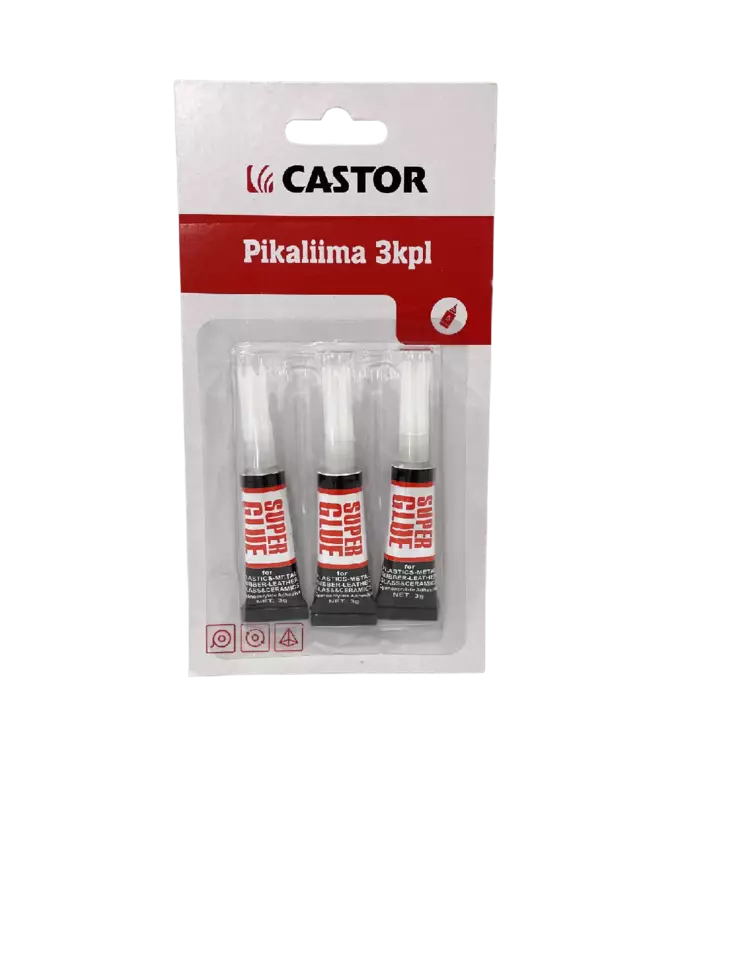 Castor pikaliima 3kpl - Pikaliimat - 6438168116334 - 2