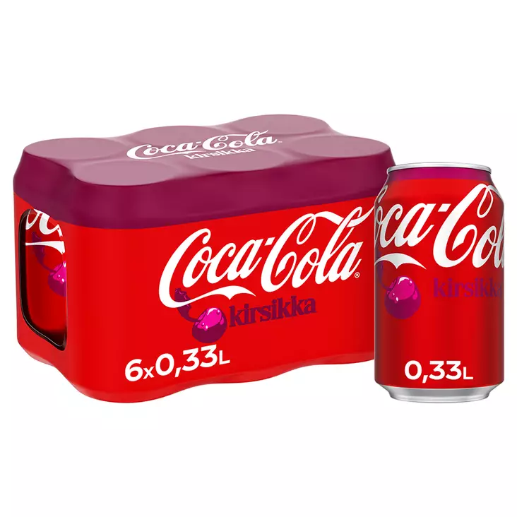 Coca-cola kirsikka 6-pack - Virvoitusjuomat ja mixerit - 6415600591904 - 1