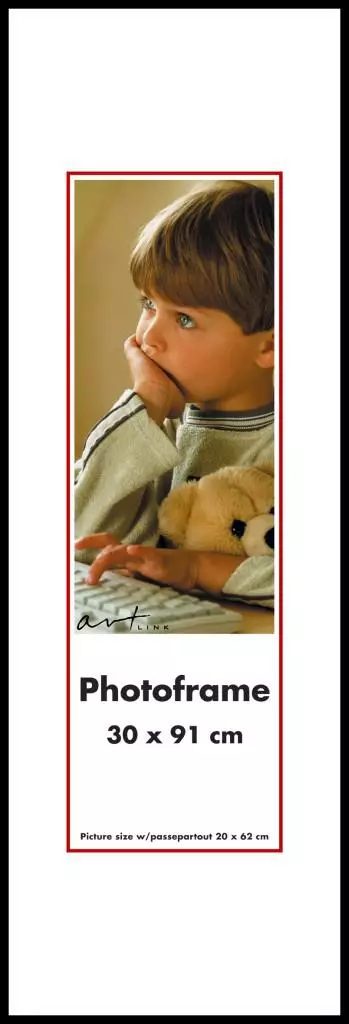 Decoline musta 30X91cm - Taulut ja kehykset - 4740100772204 - 1