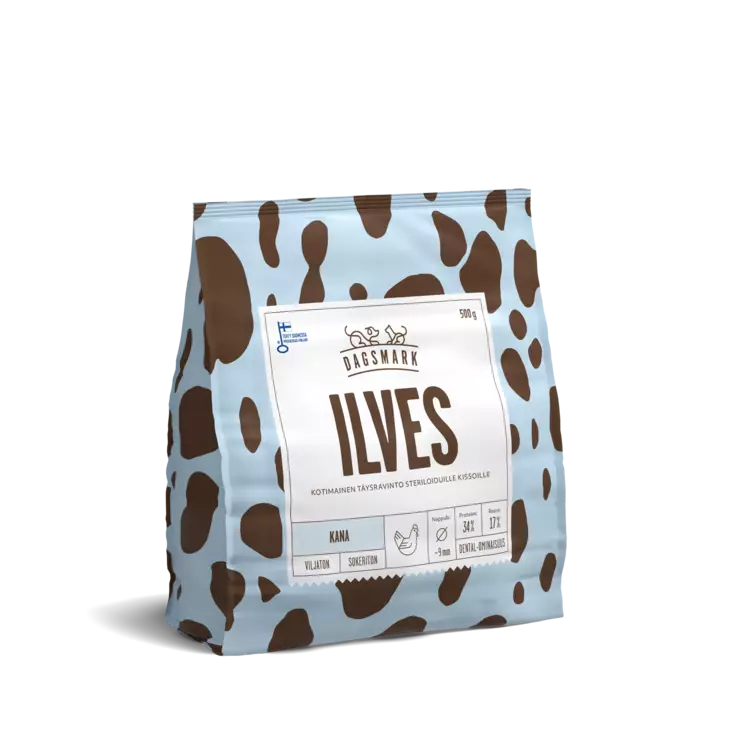 DM Ilves Viljaton kana steriloidut 500g - Kissan märkäruoat - 6430066384594 - 1