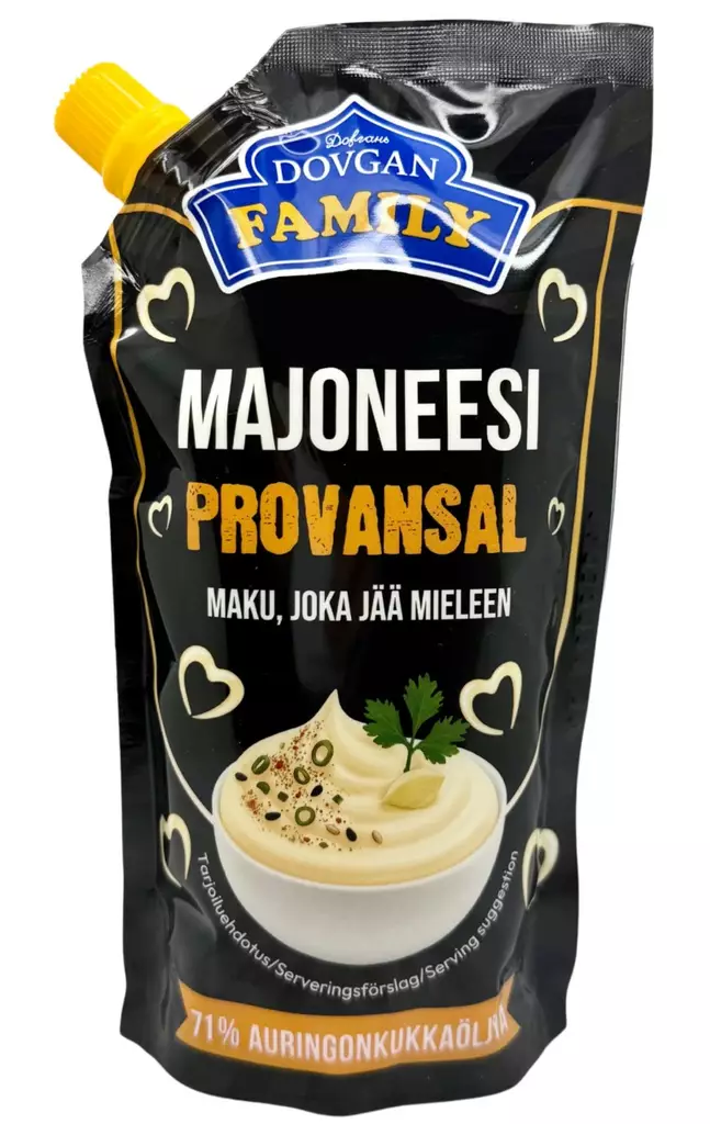 Dovgan family majoneesi provansal 300g - Ruokaöljyt, maustaminen ja makeutus - 4032549036444 - 1