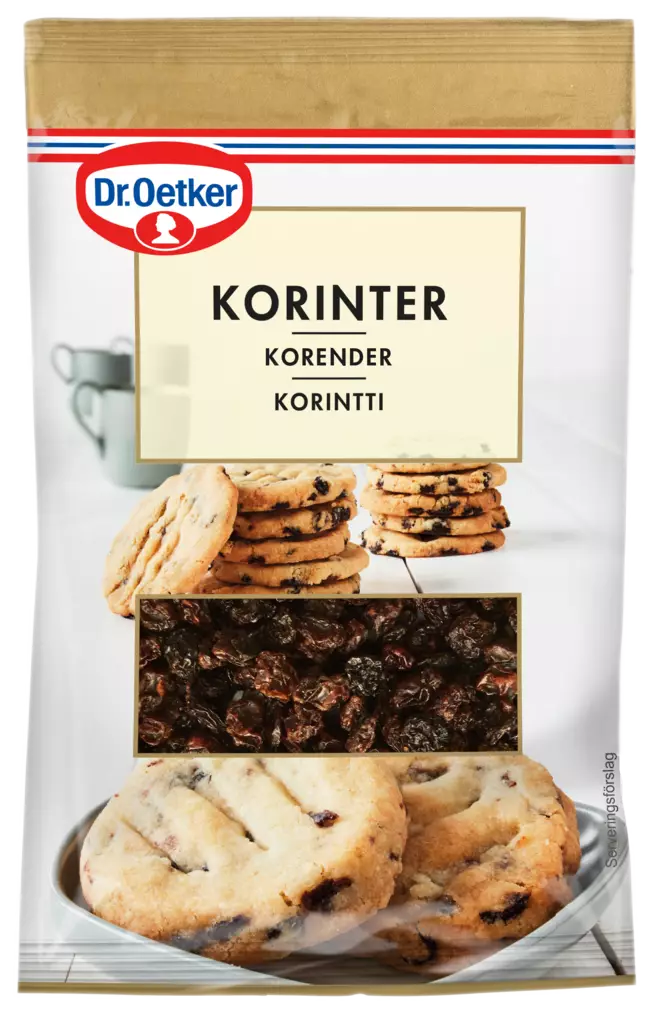 Dr.Oetker korintti 75g - Kuivatuotteet ja leivonta - 5701073062654 - 1