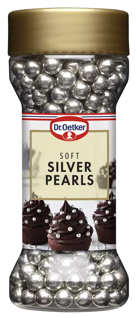 Dr. Oetker Soft silver pearls 45g - Kissat - 5701073061534 - 1