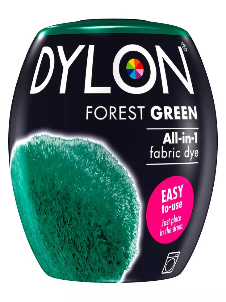 Dylon Forest Green 09 tekstiiliväri 350g - Konetekstiilivärit - 7332531092104 - 1