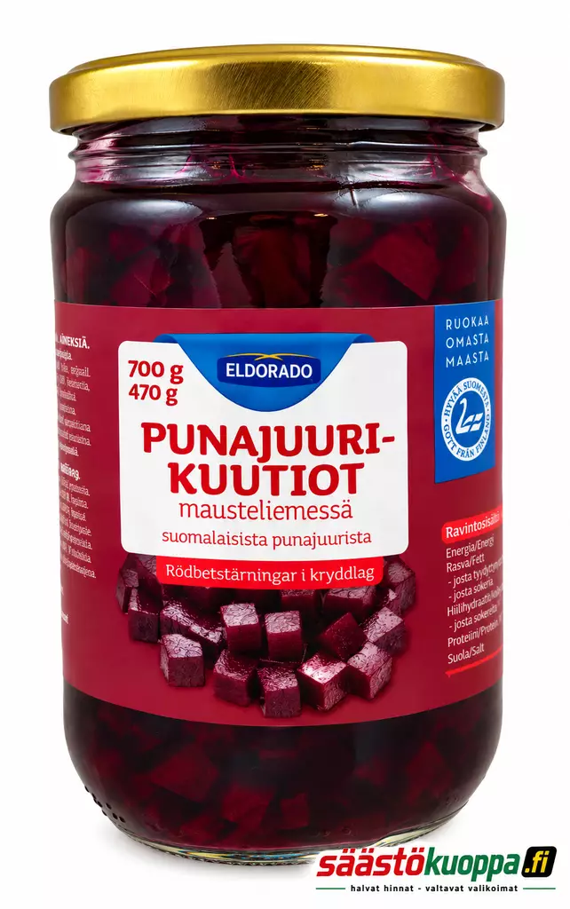 Eldorado punajuurikuutiot 700/470g - Elintarvikkeet - 6430060509924 - 1
