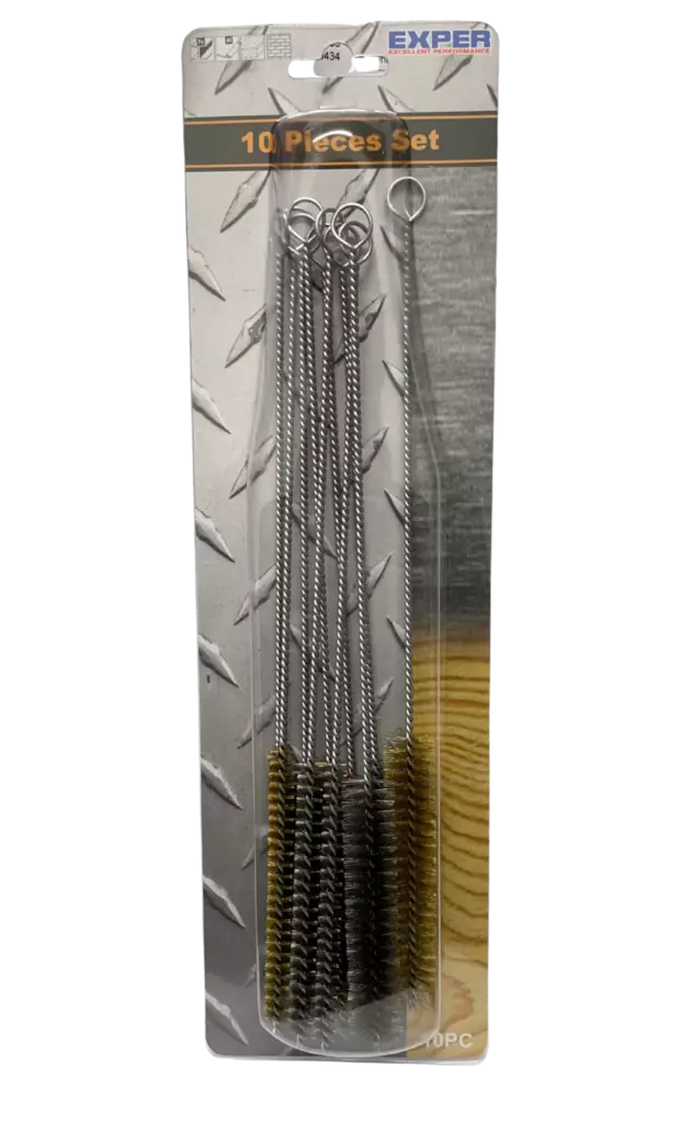 Exper tuubiharjasarja 10-os - Nailon-ja teräsharjat - 6438081003834 - 1